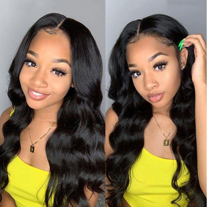 Withme Hair 13×6 Lace Frontal Wigs Brazilian Human Hair Lace Wig With Baby Hair Pre Plucked Lace Wigs - Withme Hair