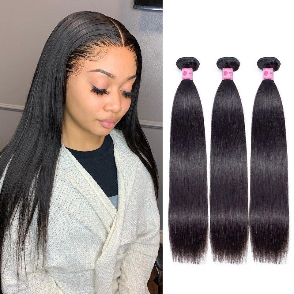 Withme Hair 15A Virgin Hair 3pcs Bundles Straight Brazilian Human Hair - Withme Hair