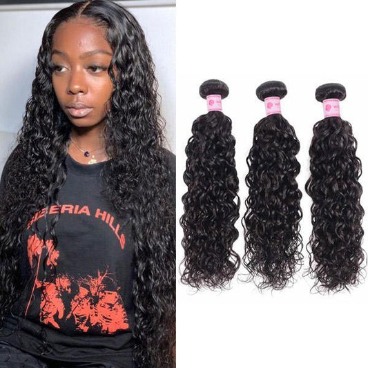 Withme Hair 15A Virgin Hair 3pcs Bundles Water Wave Brazilian Human Hair - Withme Hair