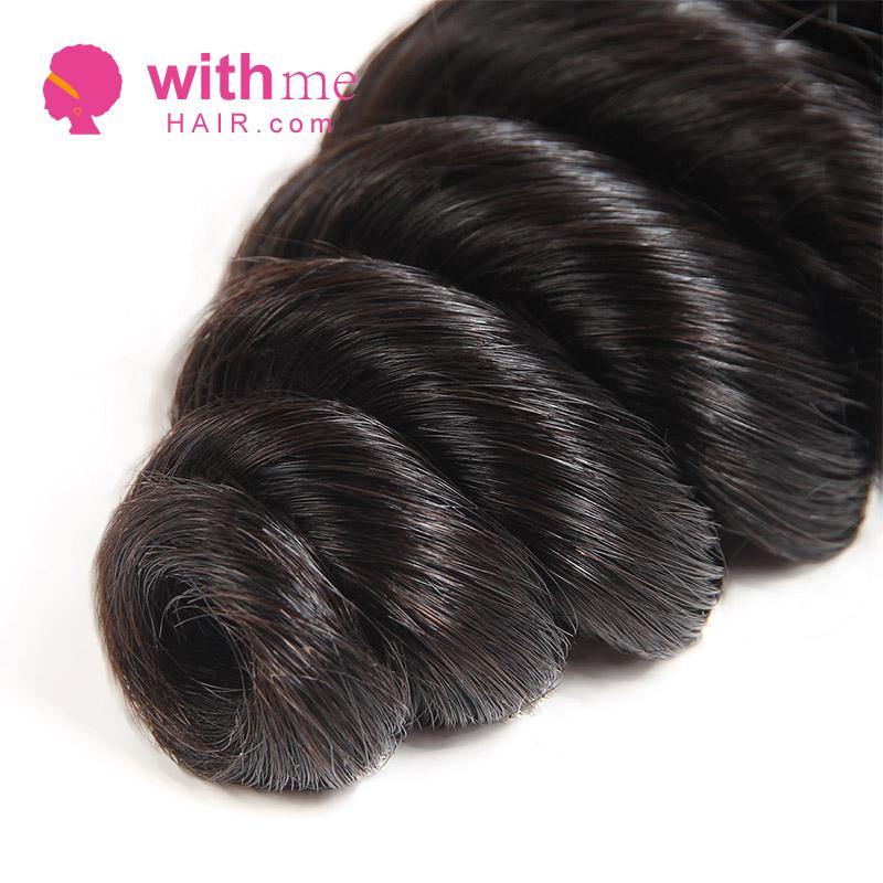 Withme Hair 1pc Hair Bundle Loose Wave Brazilian Human Hair - Withme Hair