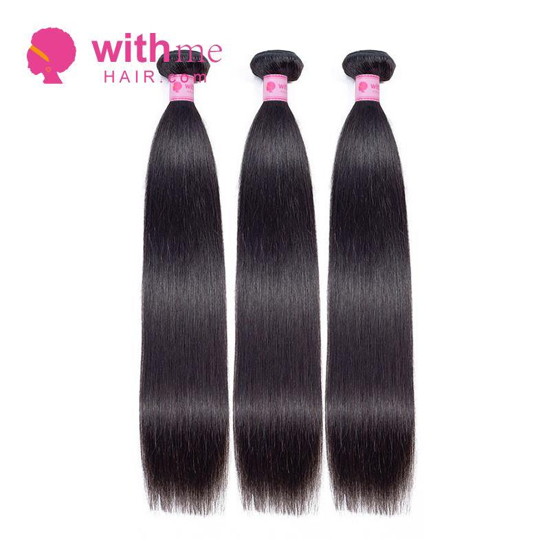 Withme Hair 3pcs Hair Bundles Straight Brazilian Human Hair - Withme Hair