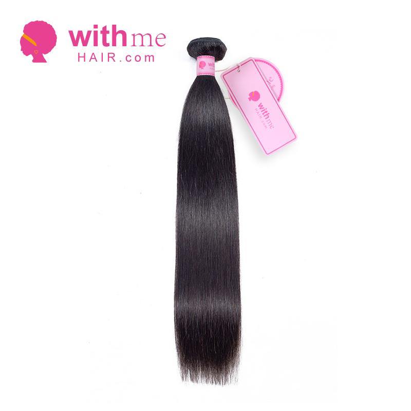 Withme Hair 1pc Hair Bundle Straight Brazilian Human Hair - Withme Hair