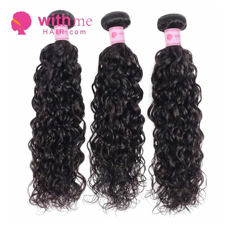 Withme Hair 3pcs Hair Bundles Water Wave Brazilian Human Hair - Withme Hair