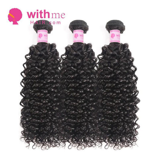 Withme Hair 3pcs Hair Bundles Jerry Curly Brazilian Human Hair - Withme Hair