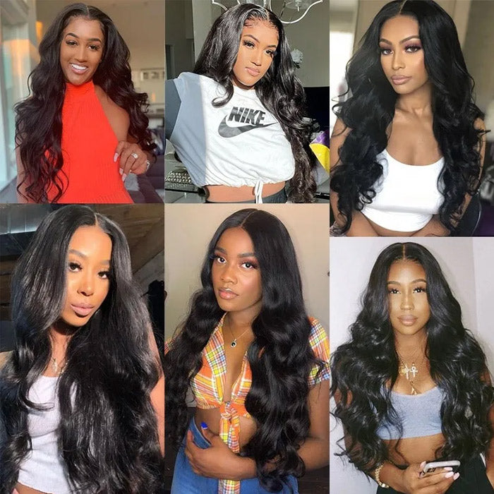 HD Lace Wig 4x4 Inch Closure Body Wave Match All Skin