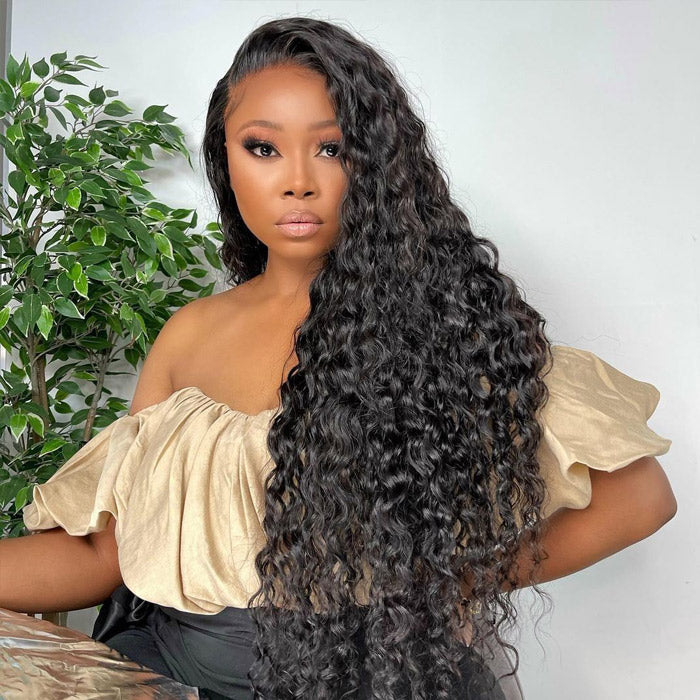 HD Lace Wig 4x4 Inch Closure Jerry Curly Match All Skin