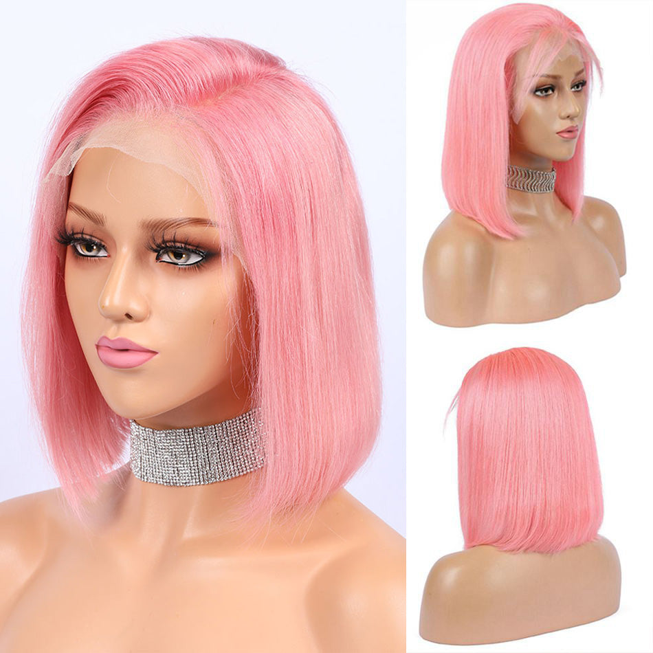 #613 Blonde Color Bob Straight Hair Lace Wigs | WITHME HAIR