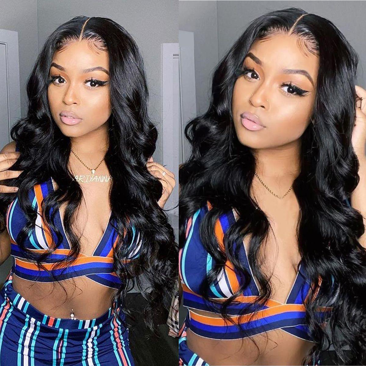 Withme Hair 360 Lace Wigs Brazilian Hair Body Wave Human Hair Lace Wig With Baby Hair Pre Plucked Lace Wigs - Withme Hair