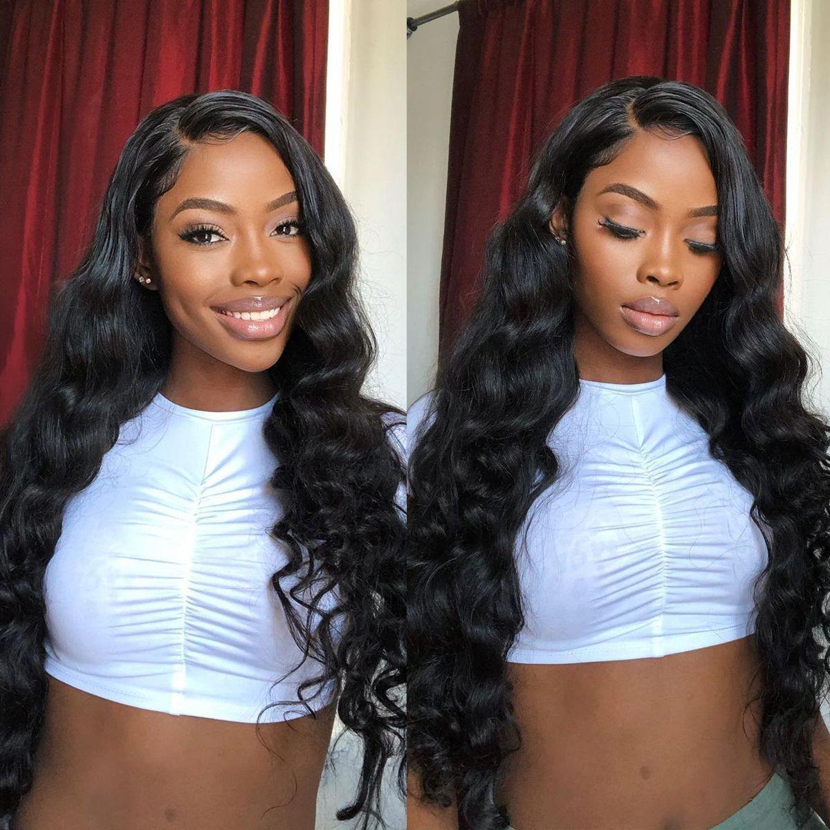 Withme Hair 360 Lace Wigs Brazilian Hair Body Wave Human Hair Lace Wig With Baby Hair Pre Plucked Lace Wigs - Withme Hair