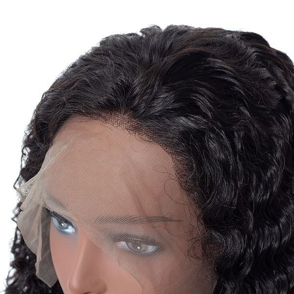 Withme Hair Deep Wave lace Frontal Wigs 100% Human Hair Pre Plucked 13x4 Lace Wigs - Withme Hair