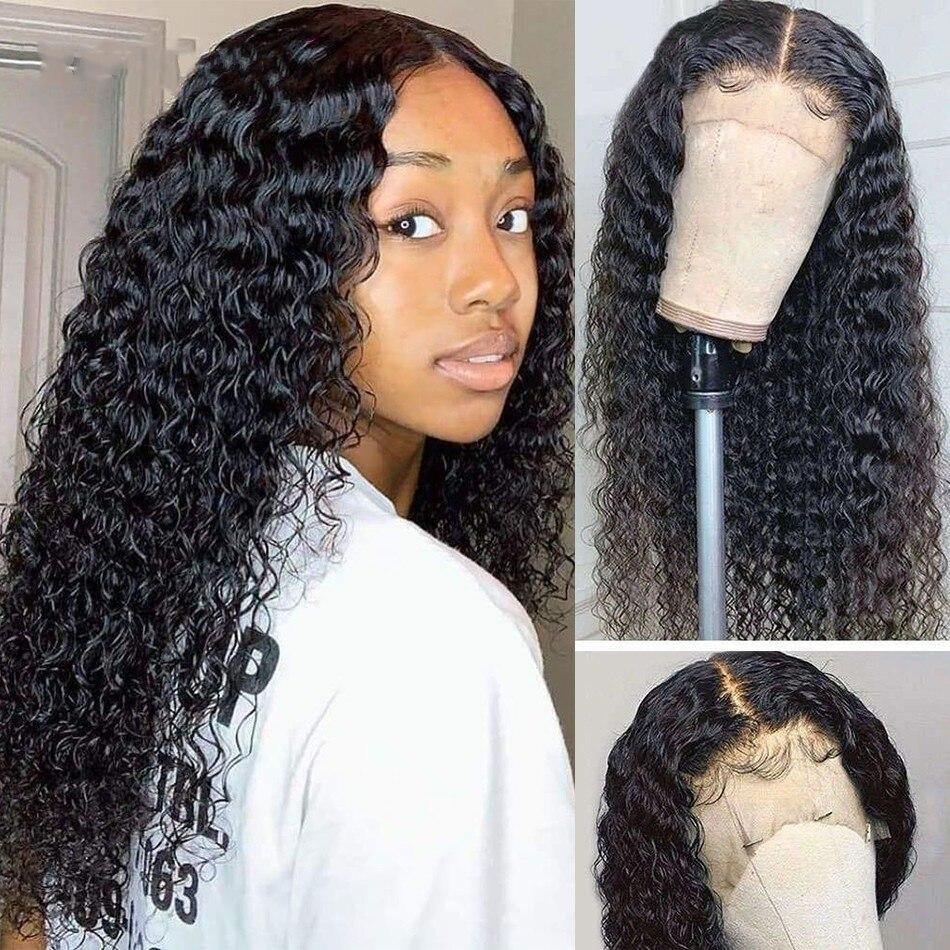 Withme Hair Water Wave lace Frontal Wigs 100% Human Hair Pre Plucked 13x4 Lace Wigs - Withme Hair